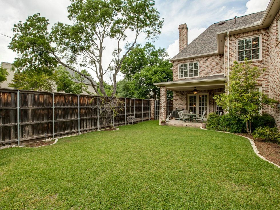 Backyard at 7800 Amherst Avenue in Dallas
