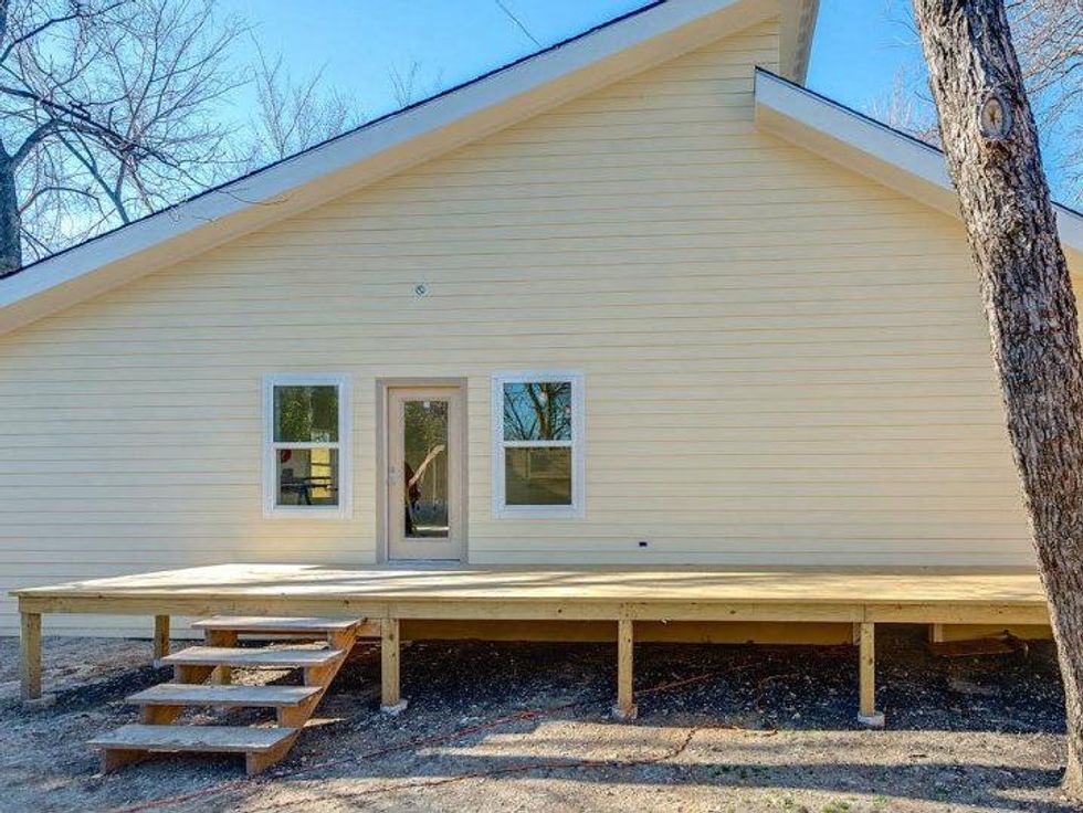 Backyard at 8702 San Fernando in Dallas