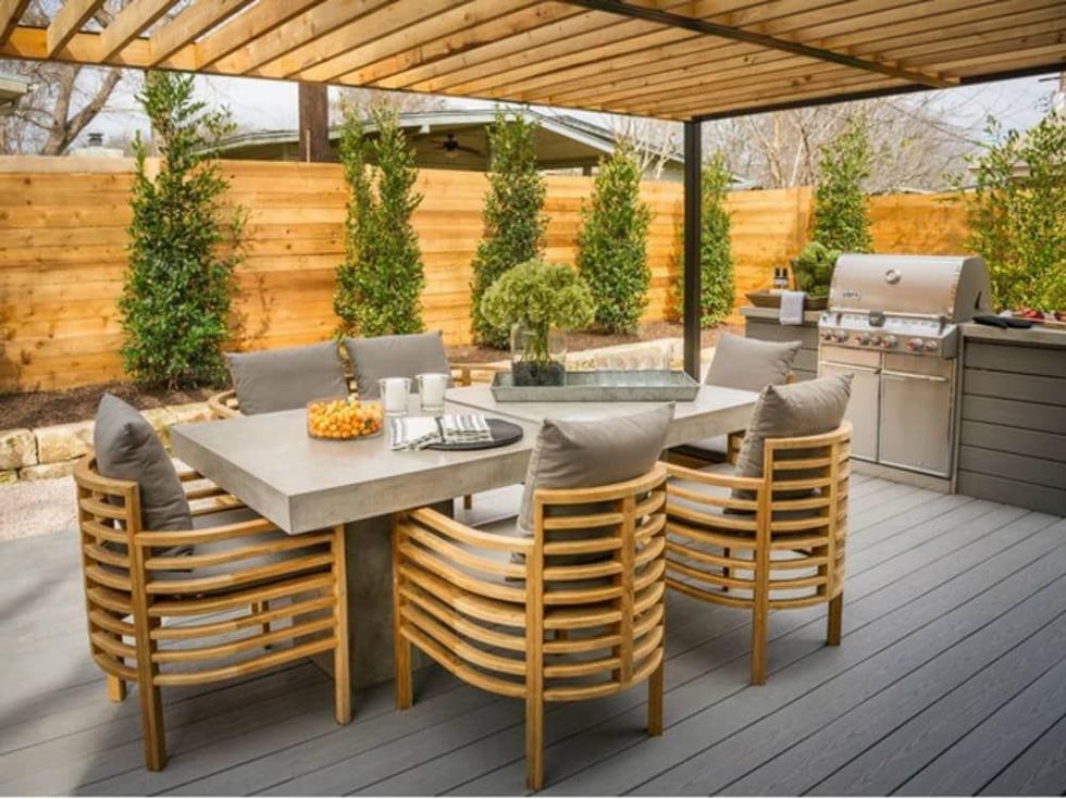 Backyard Deck of HGTV 2015 Smart Home