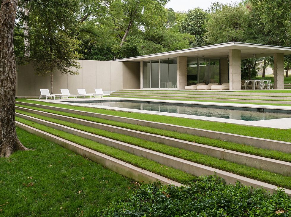 Backyard of 10210 Strait Ln. in Dallas