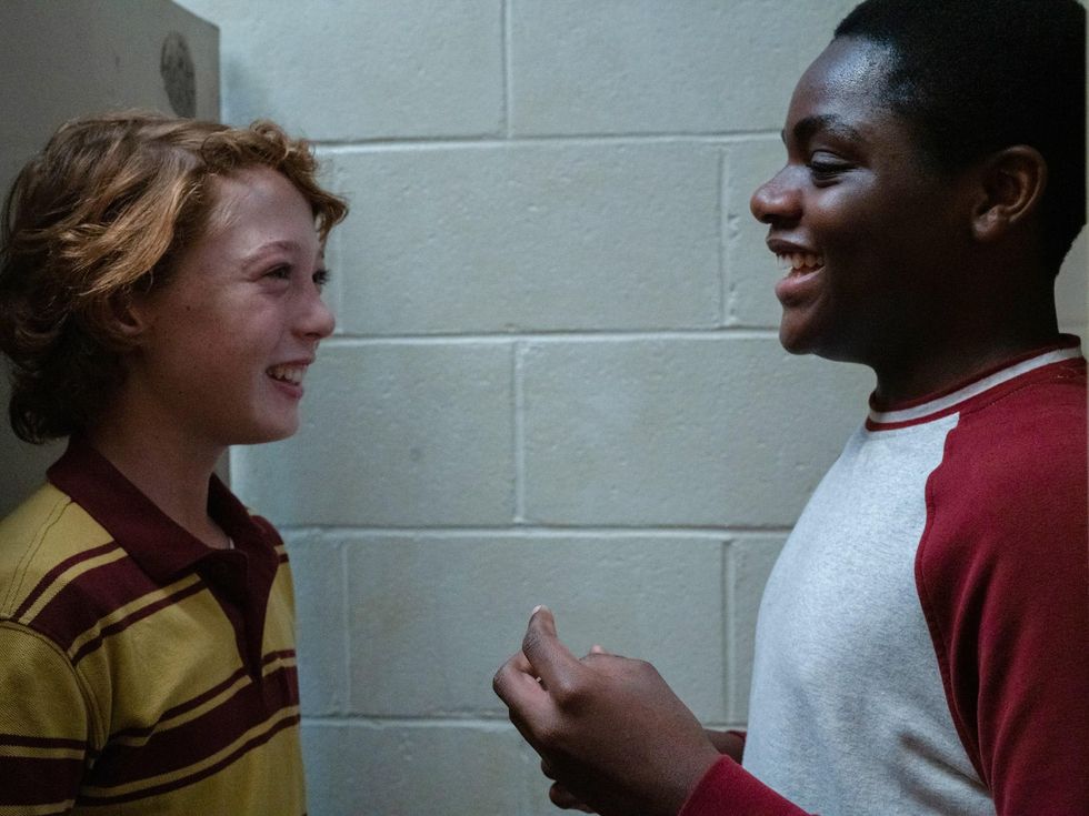 Banks Repeta and Jaylin Webb in Armageddon Time