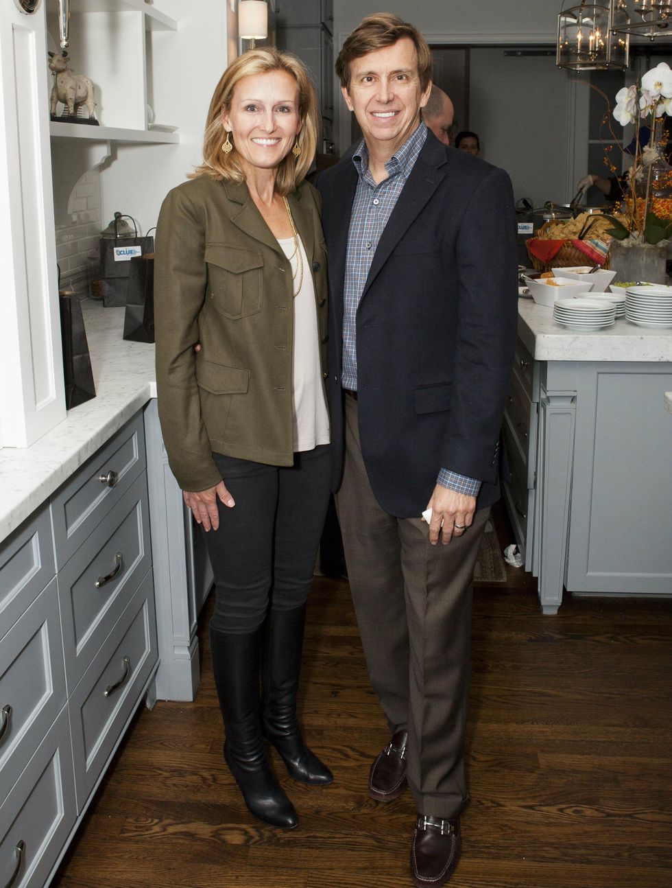 Barb Tonti, Mike Tonti, childcare group kickoff party