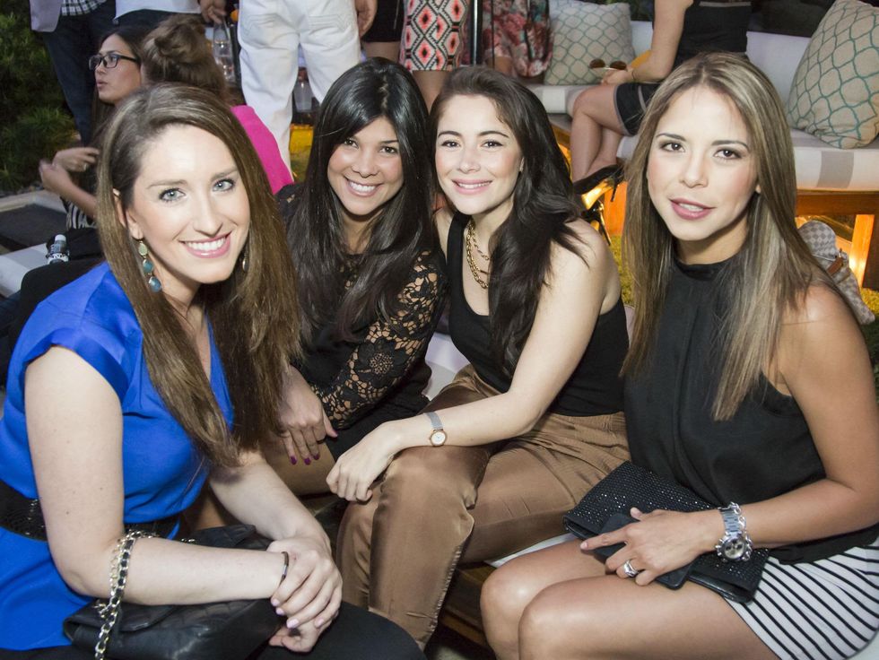 Barbara Berasadegui, Muriel Rondon, Carolina Giusta, Lily Cupido, White Party Kick Off