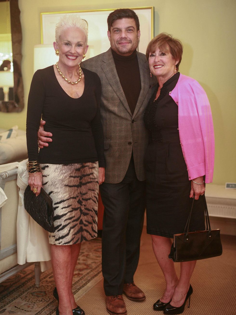 Barbara Daseke, Sam Saladino, Kathy Brooks at Ronda Carman book event