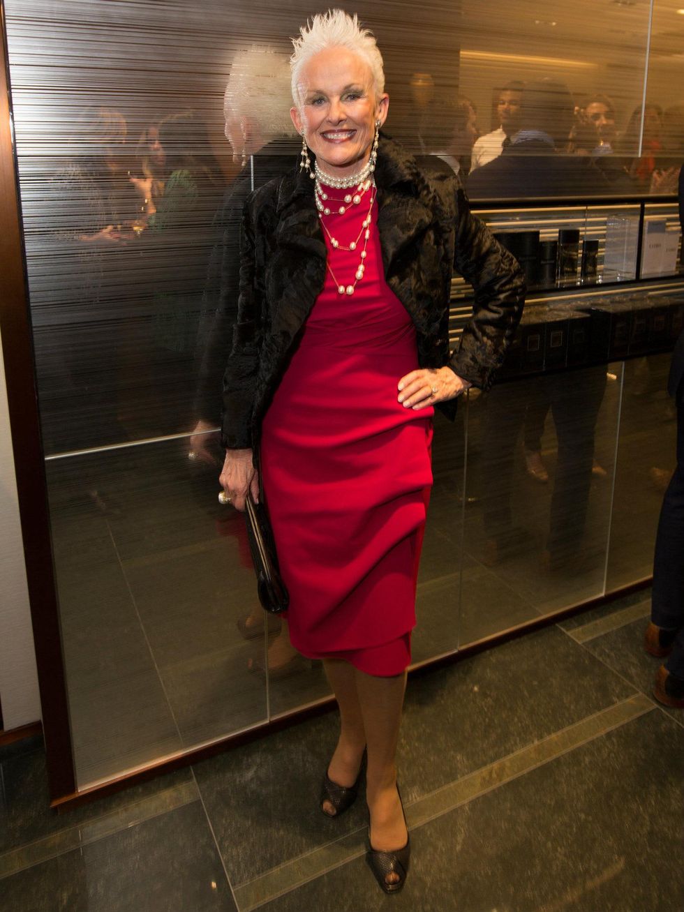 barbara daseke, zegna opening