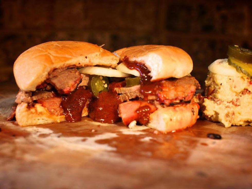 Barbecue sandwich at Stanley's