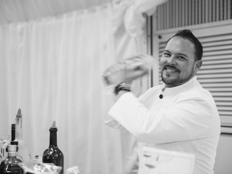 Bartender at Art Ball 2014