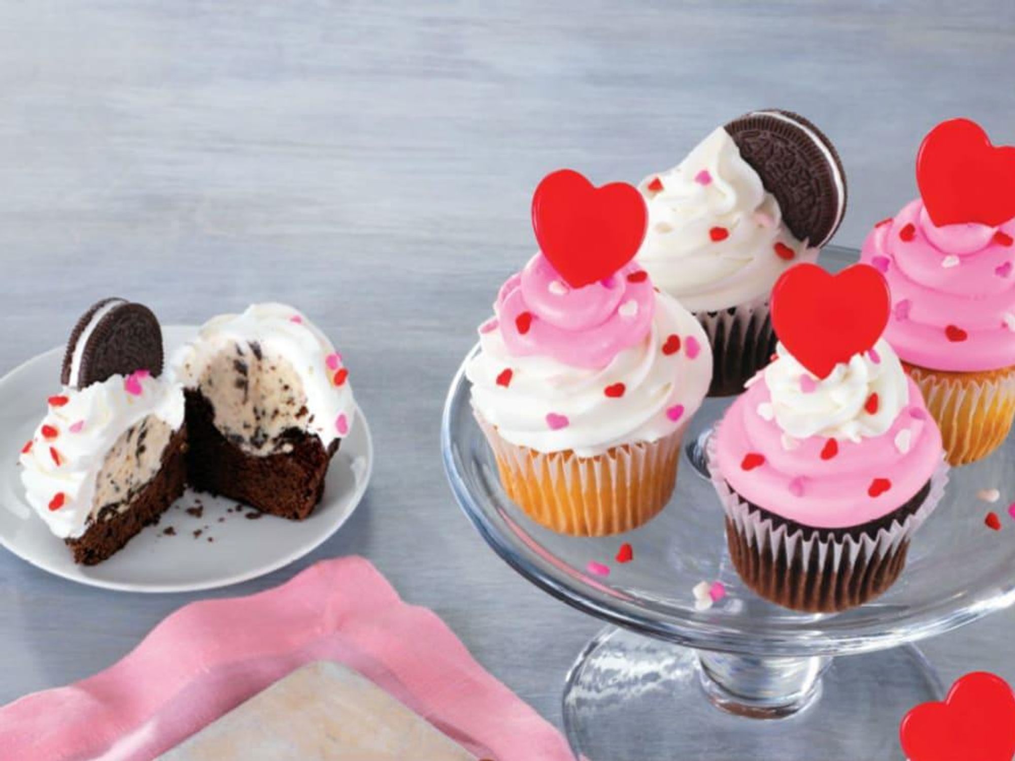 Baskin Robbins ice cream cupcakes