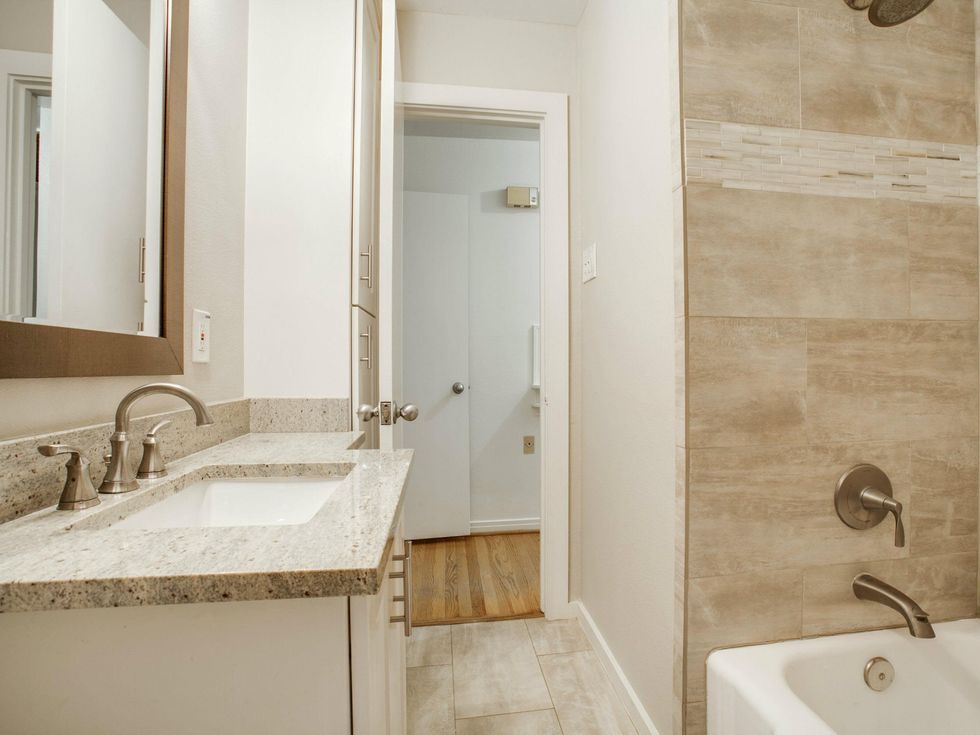 Bathroom at 881 Berkinshire Dr. in Dallas