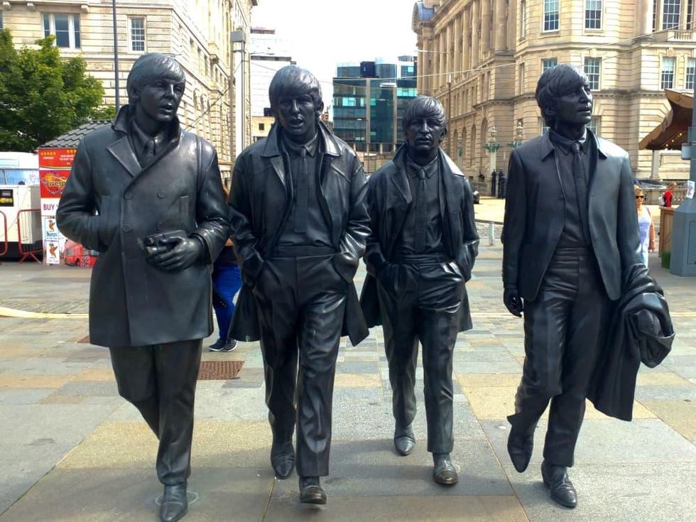 Beatles statue