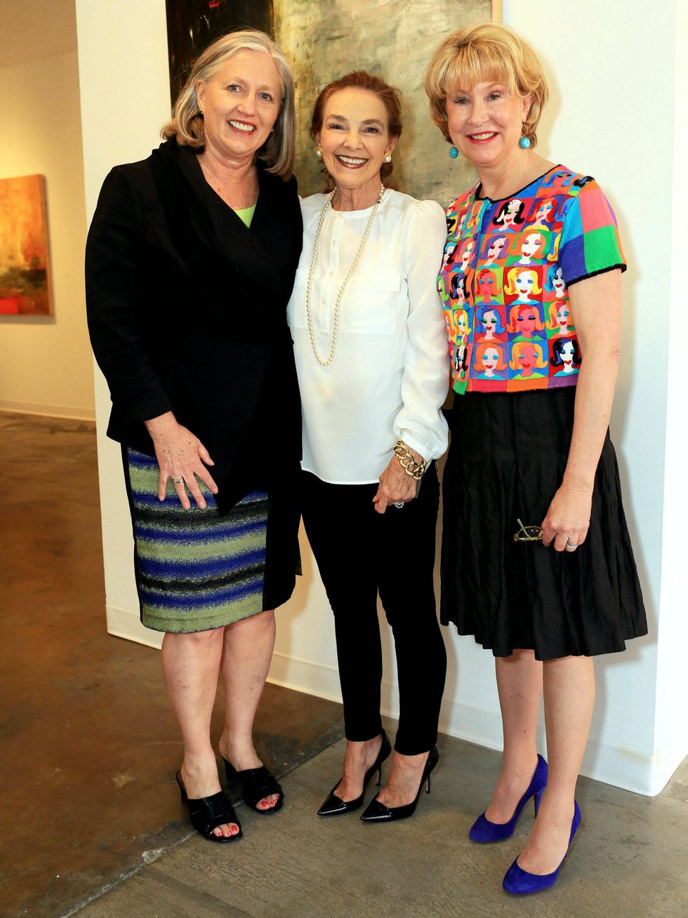 Becca Crowell, executive director, Nexus Recovery Center, Betsy Chambers, Nexus Women\u2019s Auxiliary president, Jane Geisse, luncheon chair, nexus patron party