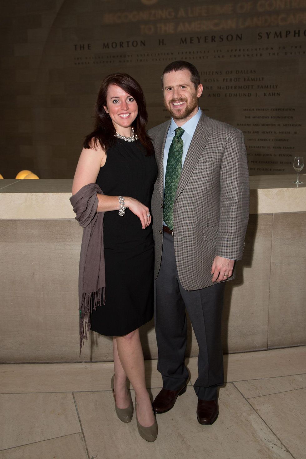 Becky Kimbro, Ryan Kimbro at UNT Emerald Eagles Honors