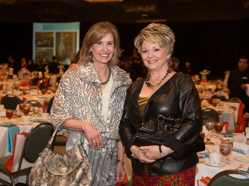Becky Odlozil, Jan Baldwin, milestones luncheon