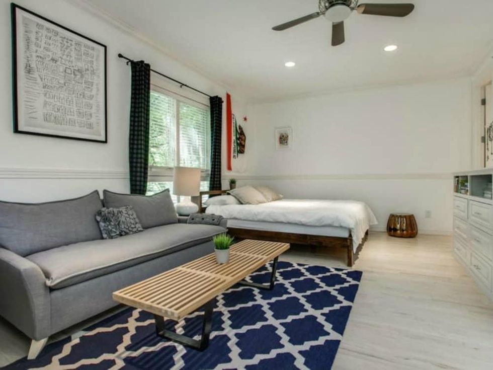 Bedroom at 3009 State St. in Dallas