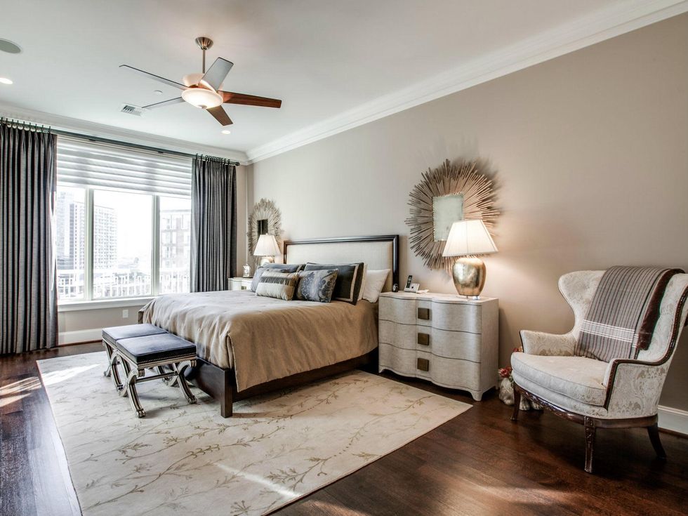 Bedroom at Ritz-Carlton #702 in Dallas