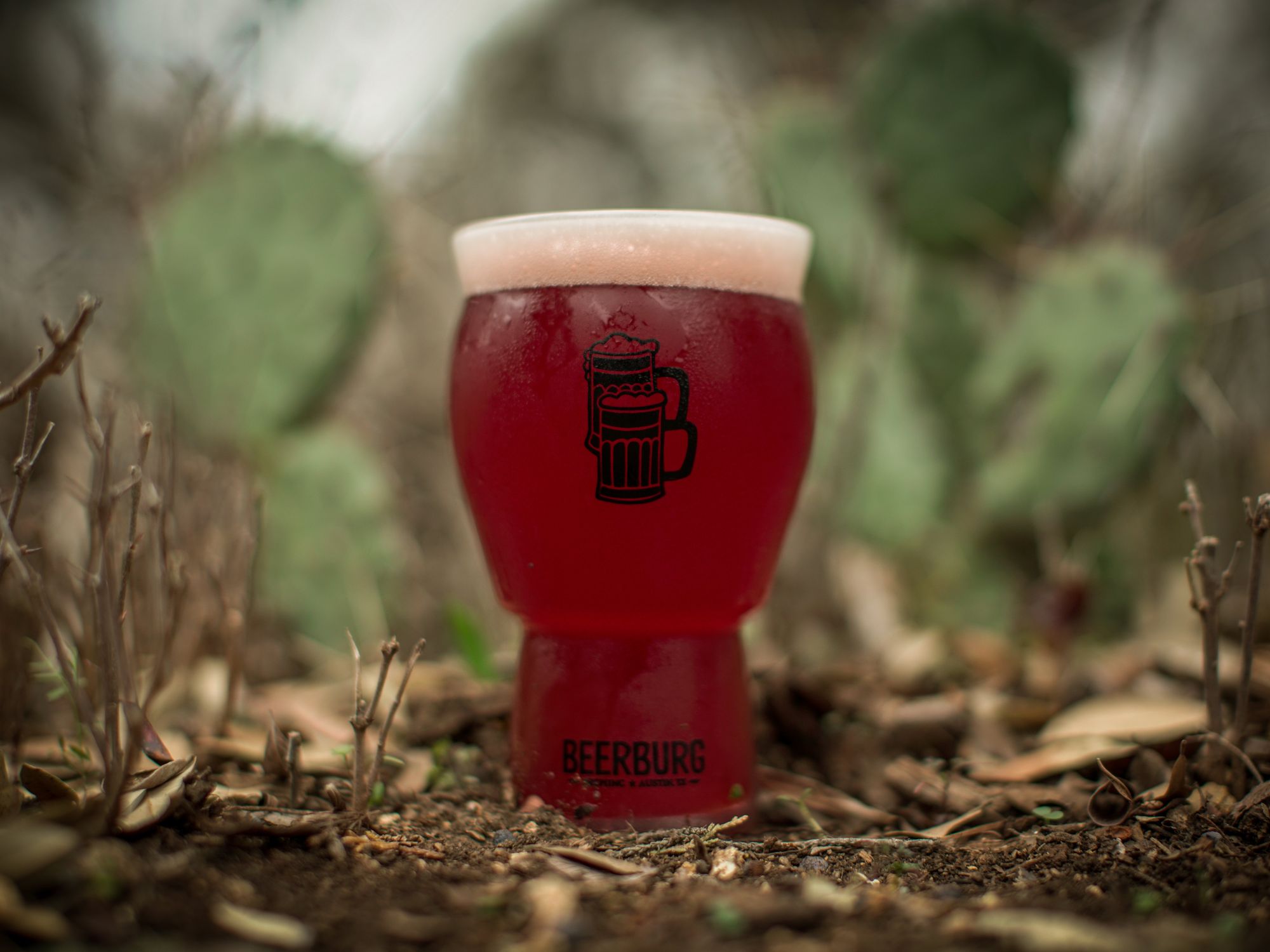 Beerburg Brewing beer outside