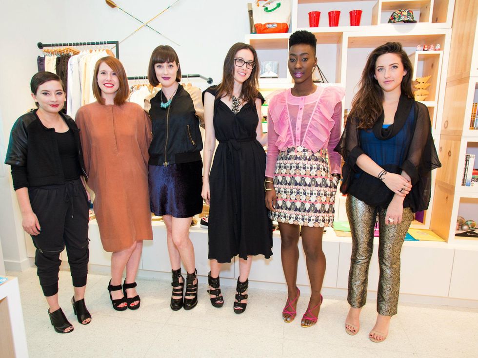 Belinda Barbosa, Natalie Daugherty, Amanda Reed, Bethany Burke, Diamond Mahone, and Samantha McCurdy