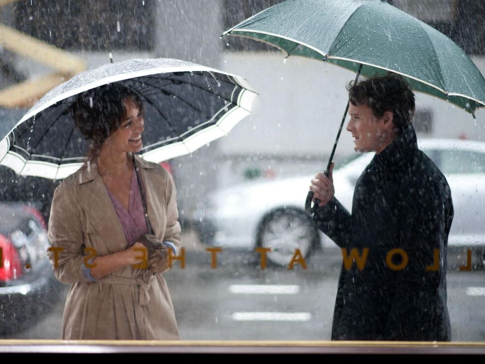 Berenice Marlohe and Anton Yelchin in 5 to 7