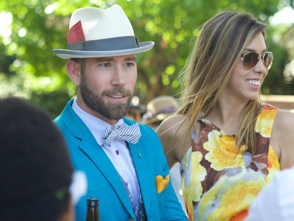 Best Dressed Man Dean Somes, Hanna Quest, LPJC Day at the Races