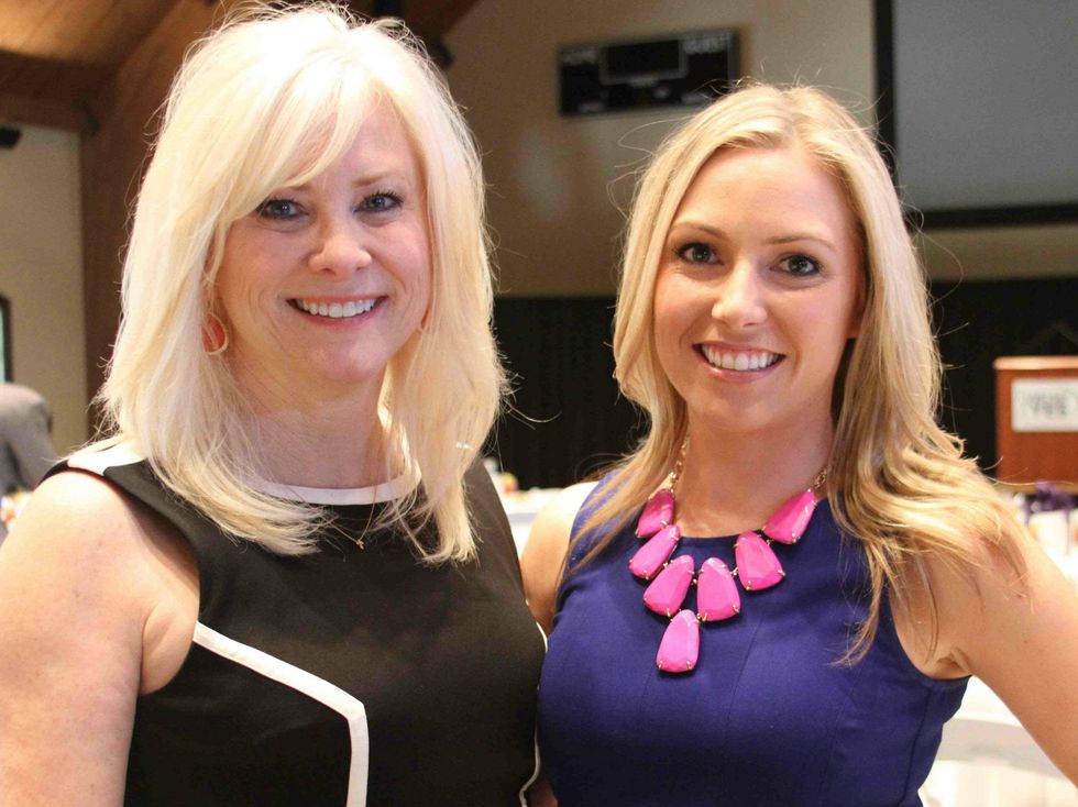 Beth Jordan and Tess Martel, just say yes luncheon