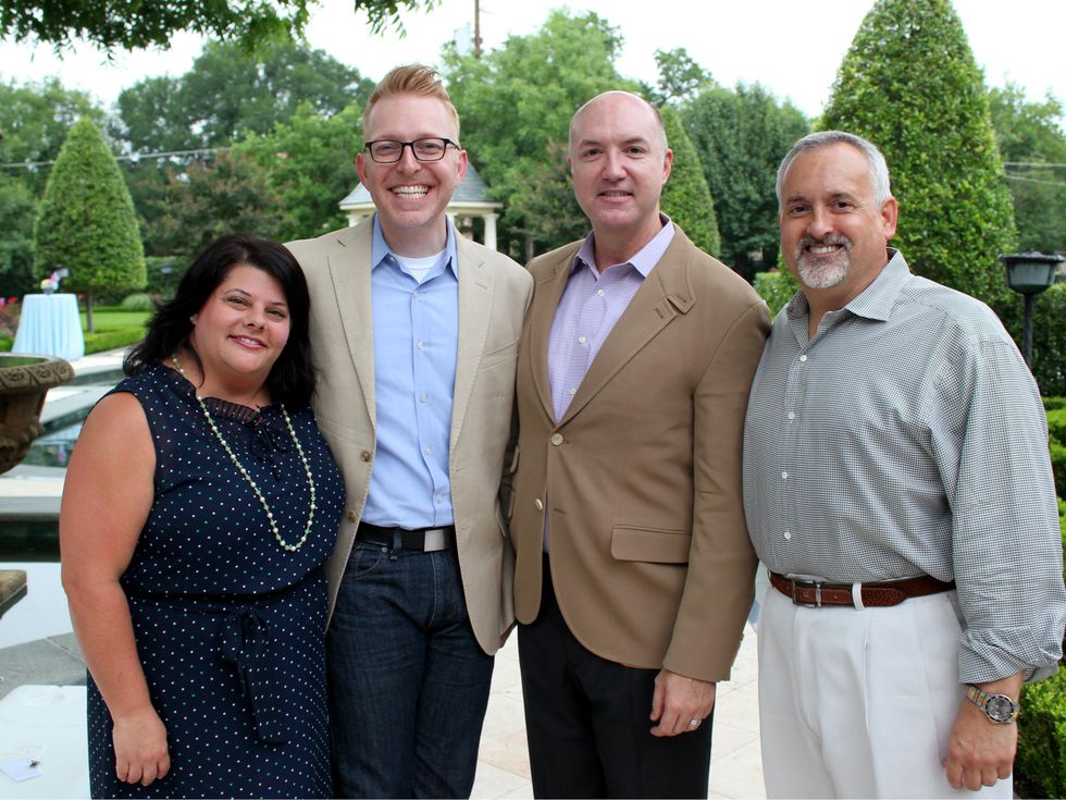 Betsy Troup, Brian Morrison, John Dirba, Bill Beall, Resource Center party