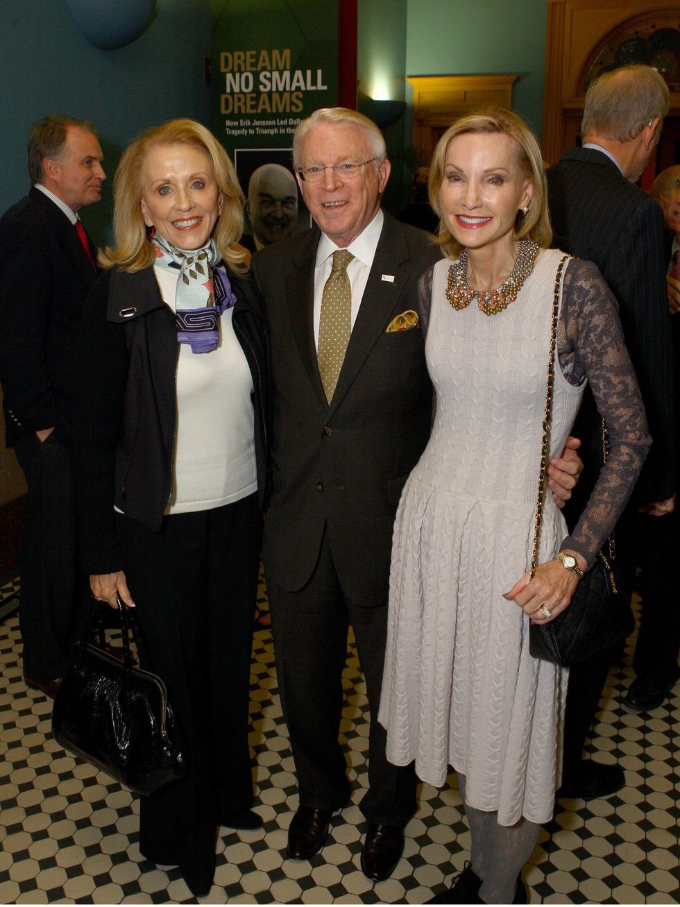 Betty and John Crawford, Nancy Bierman, old red exhibit