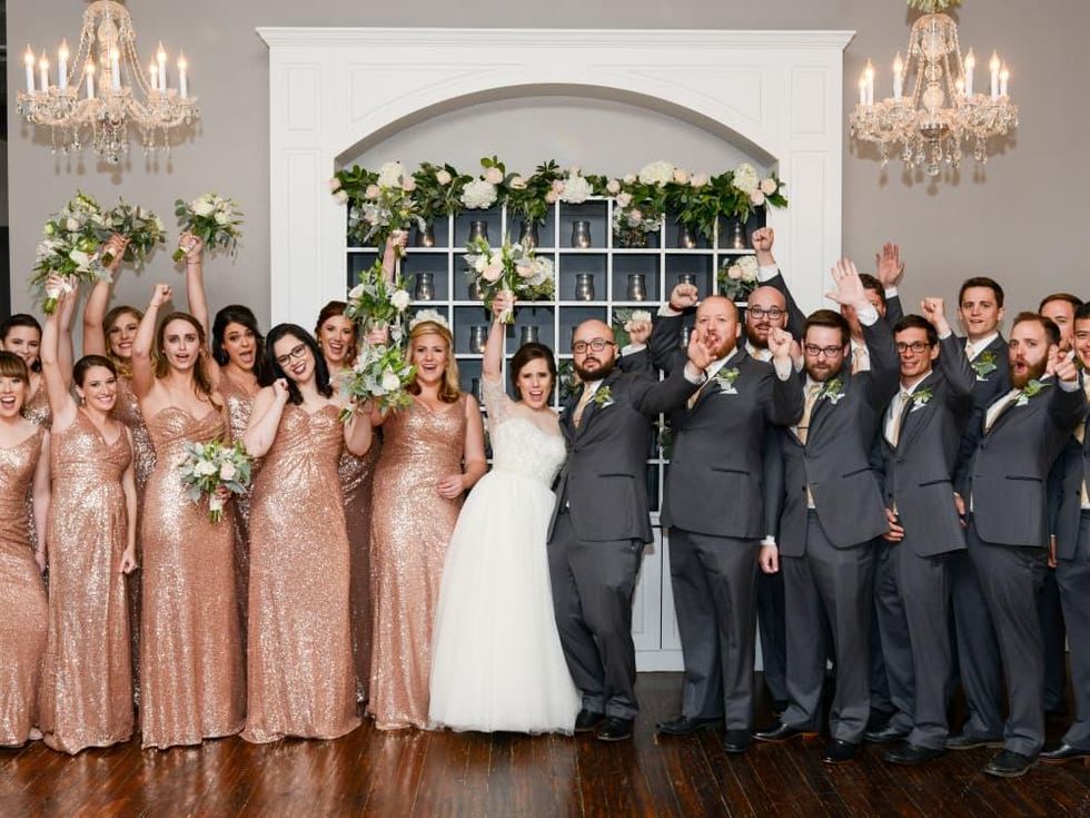 Beville wedding, party