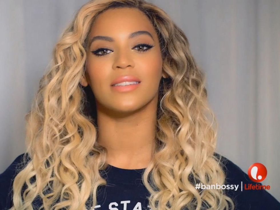 Beyonce ban bossy video still March 2014