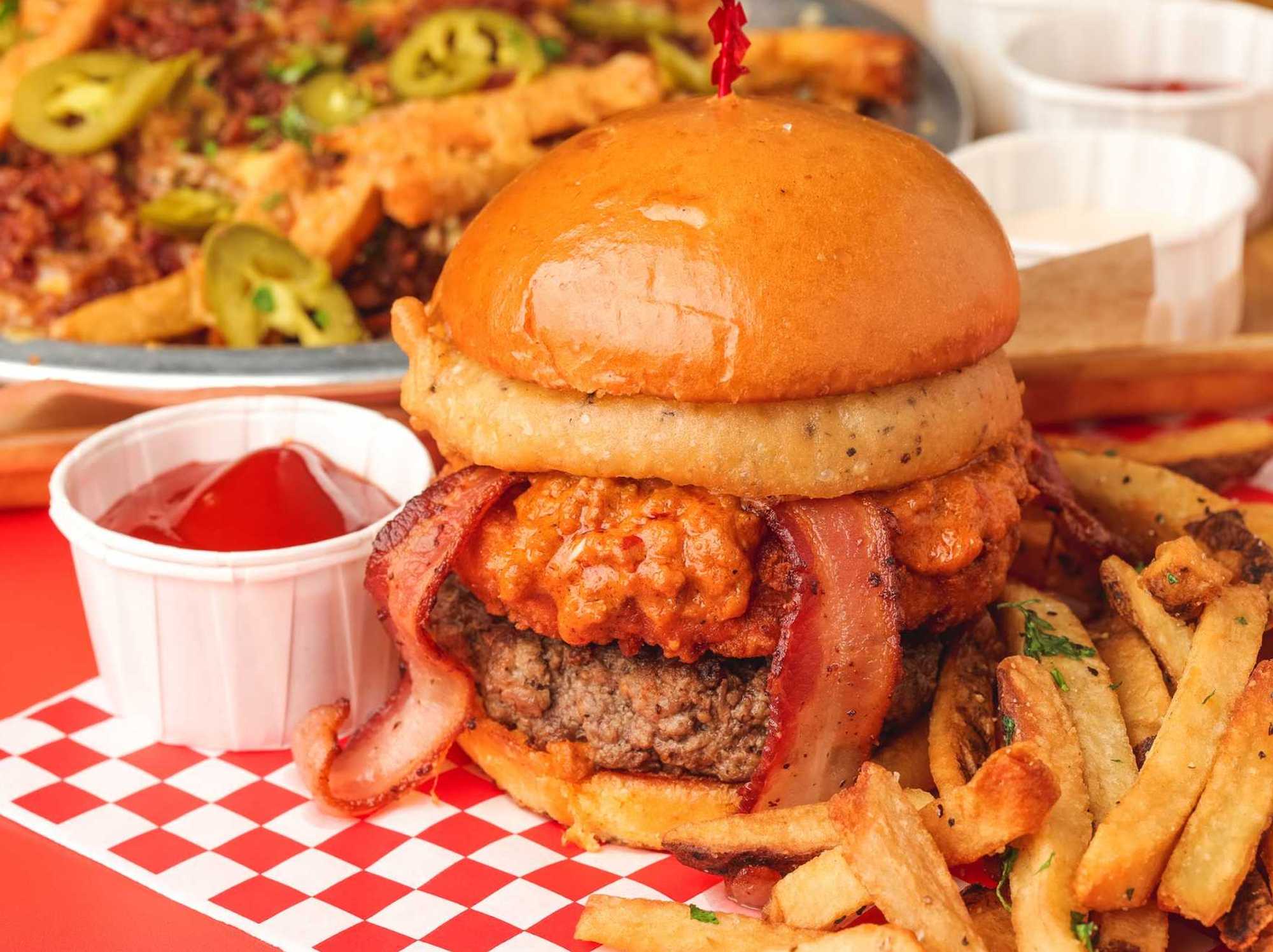 Big Tex burger from Rodeo Goat