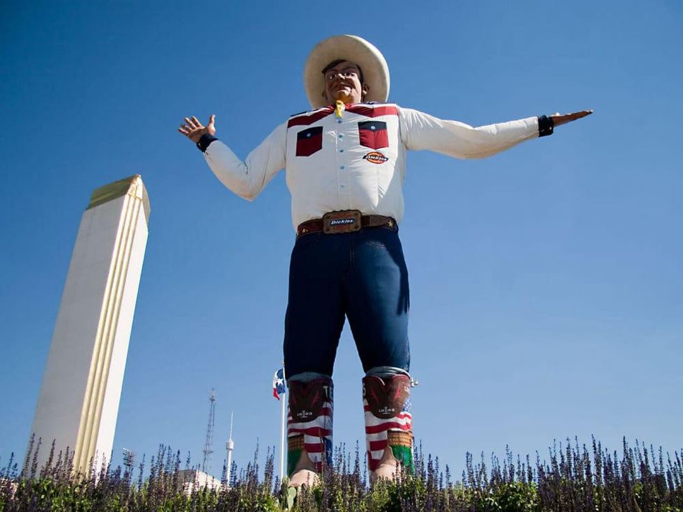 Giant 'Big Tex' statue burns down in less than 10 minutes after 60