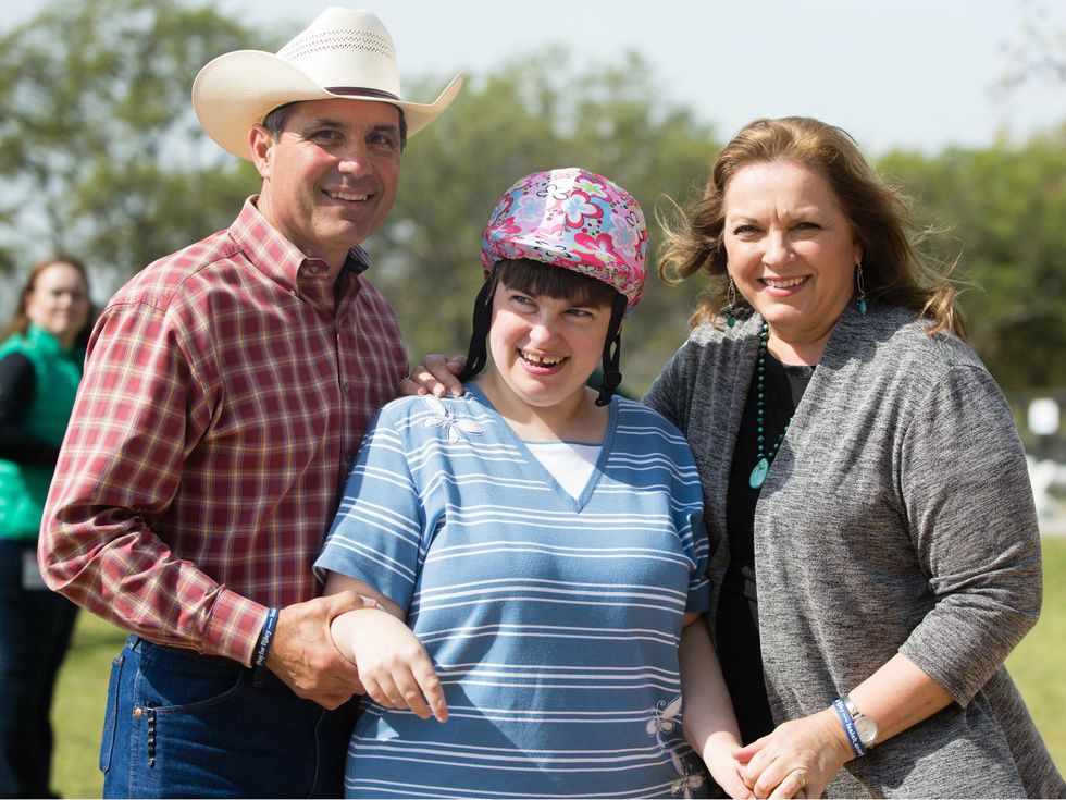 Bill Benton (Board Member), Kathryn Benton (ManeGait rider), Paula Benton