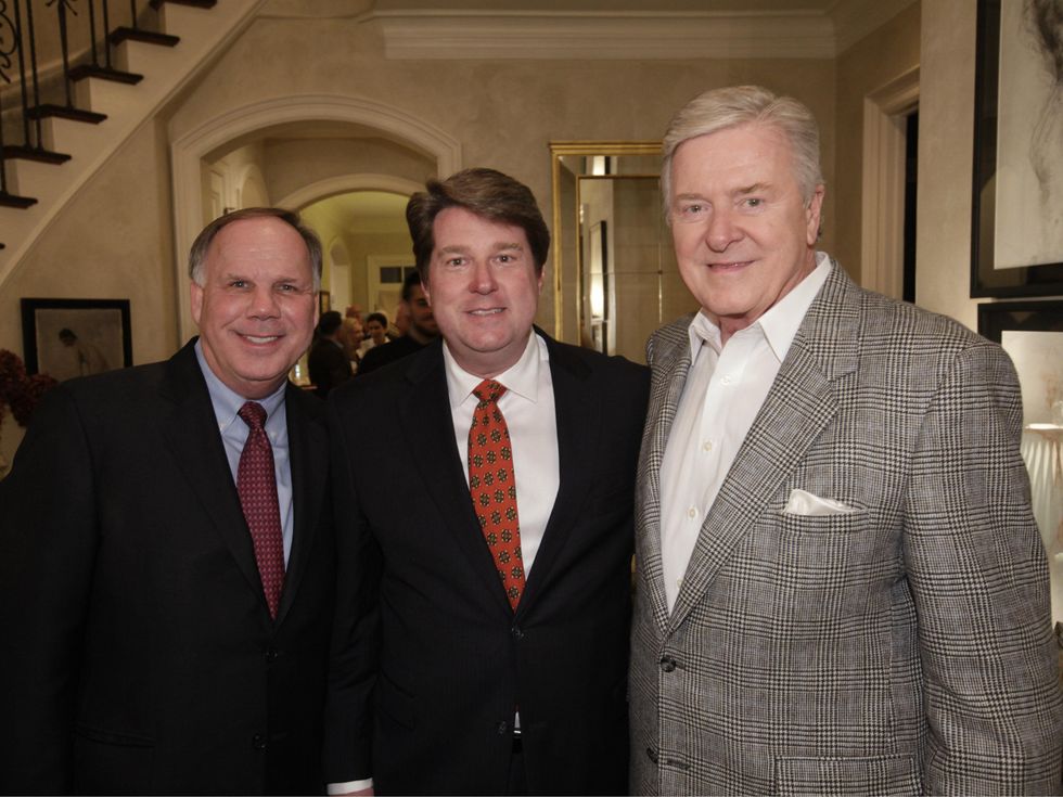 Bill Noble, Patrick Bricker, Denny Carreker, equest kick off