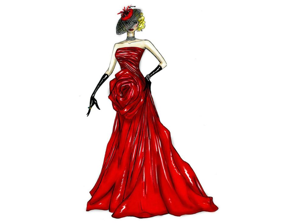 Binzario Couture evening gown