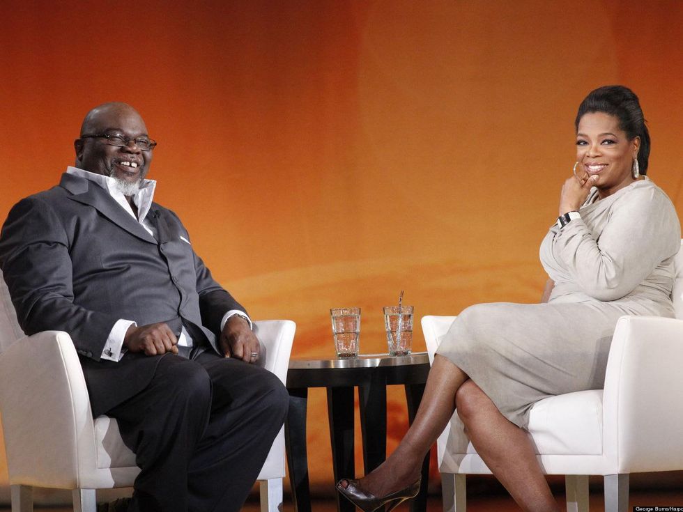 Bishop T.D. Jakes and Oprah Winfrey