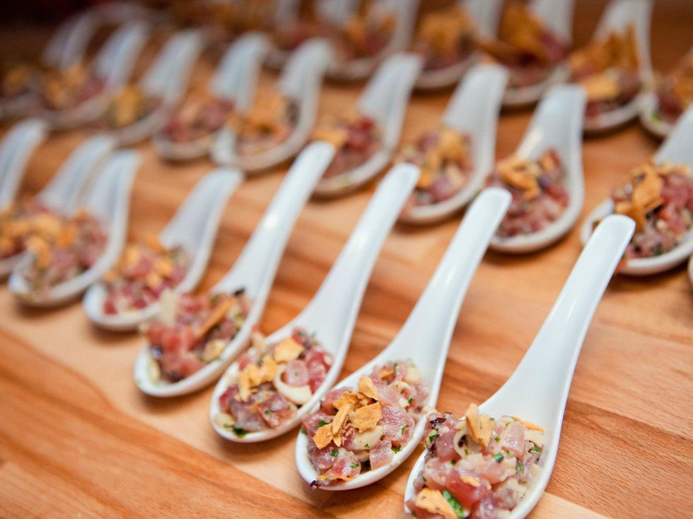 Bites from Oak at Need anniversary party