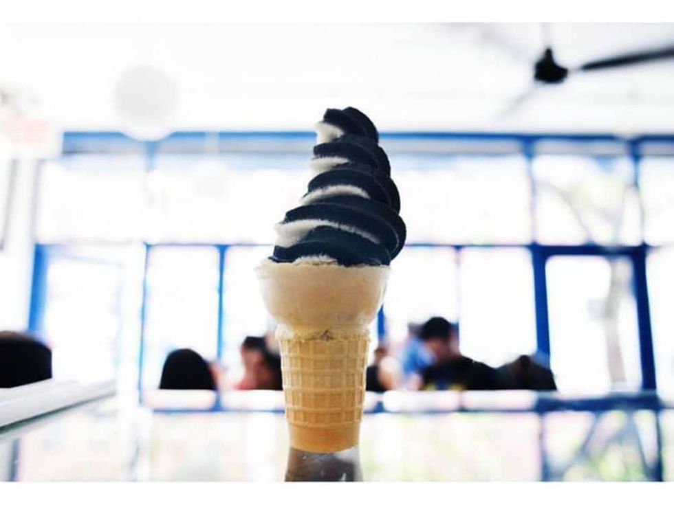Black ash ice cream