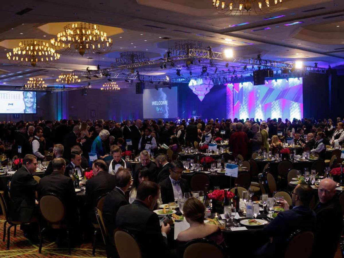 The crowd filled the Lone Star Ballroom at the Sheraton Dallas ...