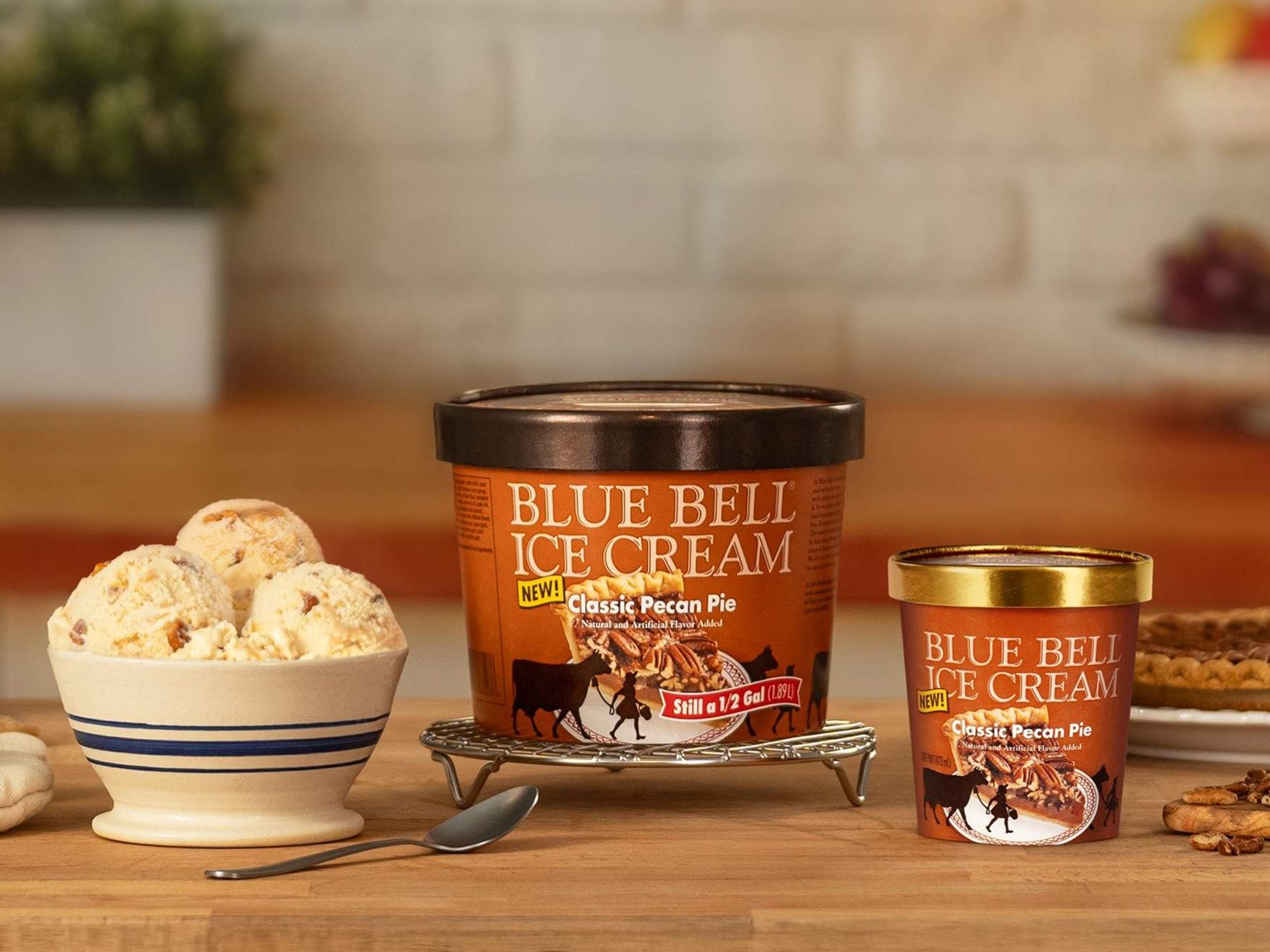 blue bell classic pecan pie ice cream