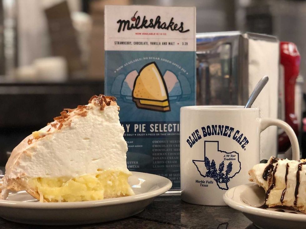 Blue Bonnet Cafe in Marble Falls, Texas