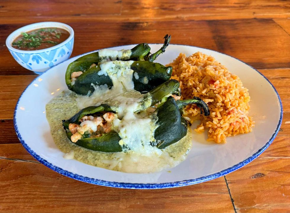 Blue Goose chile rellenos