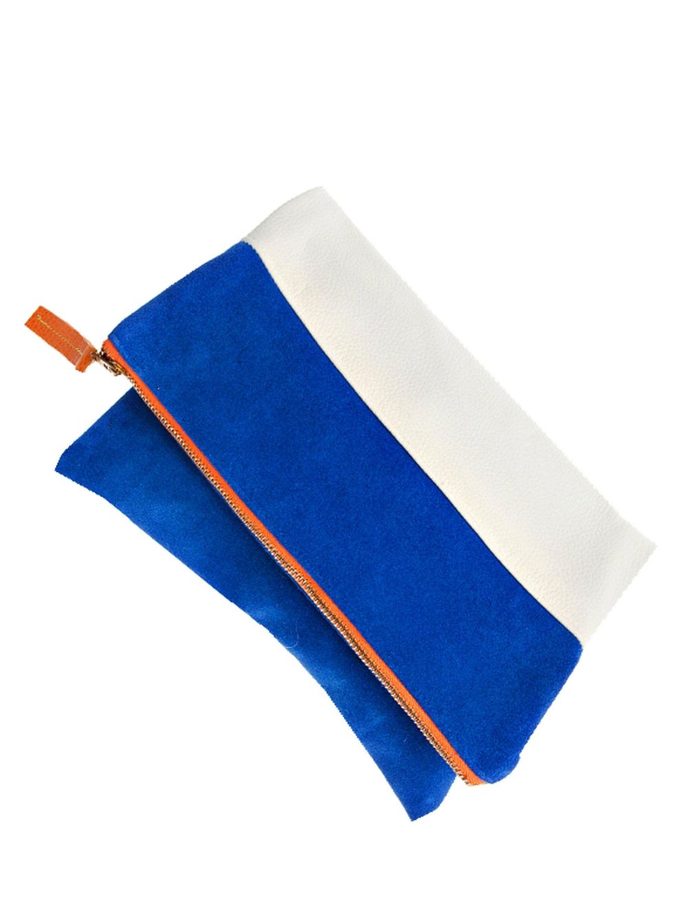 Blue suede foldover, ModMade Goods