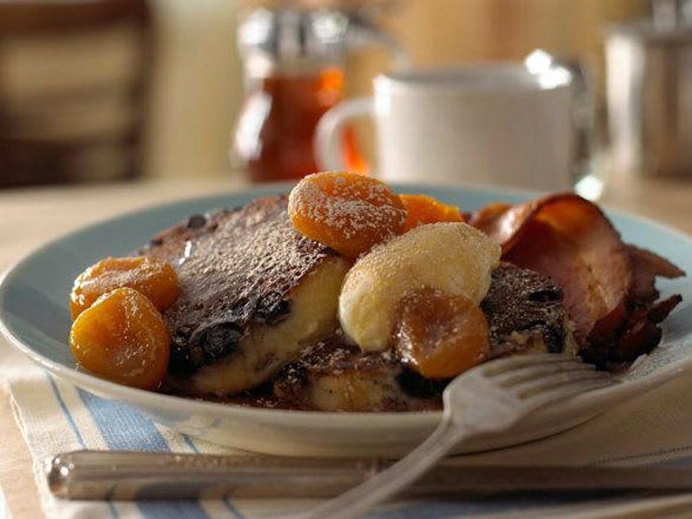 Blueberry pancakes at Smoke restaurant in Dallas