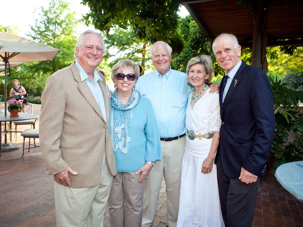 Bob Thornton, Janet & Chuck Jarvie, Kay Bailey Hutchison, Peter Hillary, 2013 Dallas Spring Party