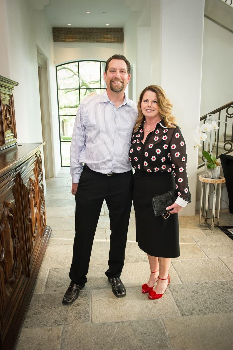 Bob Woods and Cynthia Hayes, United Way fundraiser