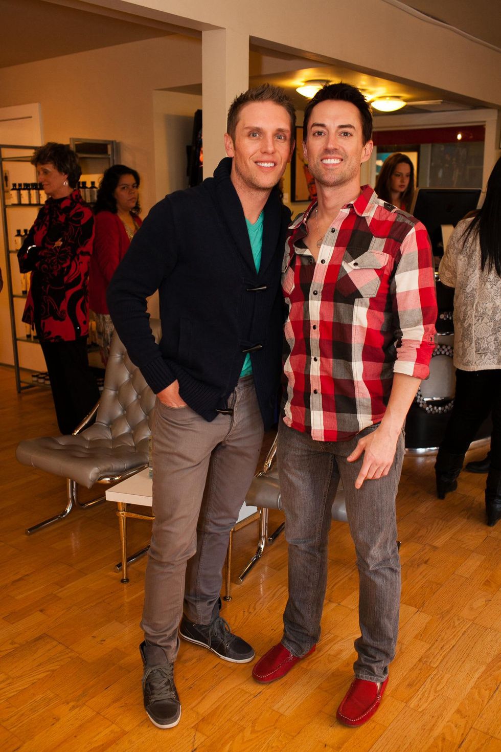 Bobby Condron, Sean Hurley at Dear Clark Launch Party
