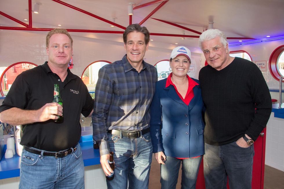 Bobby Giblaint, Gene Baker, Rebecca Baker, Phil Romano