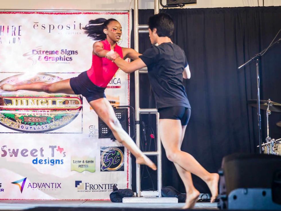 Booker T. Washington High School Dancer