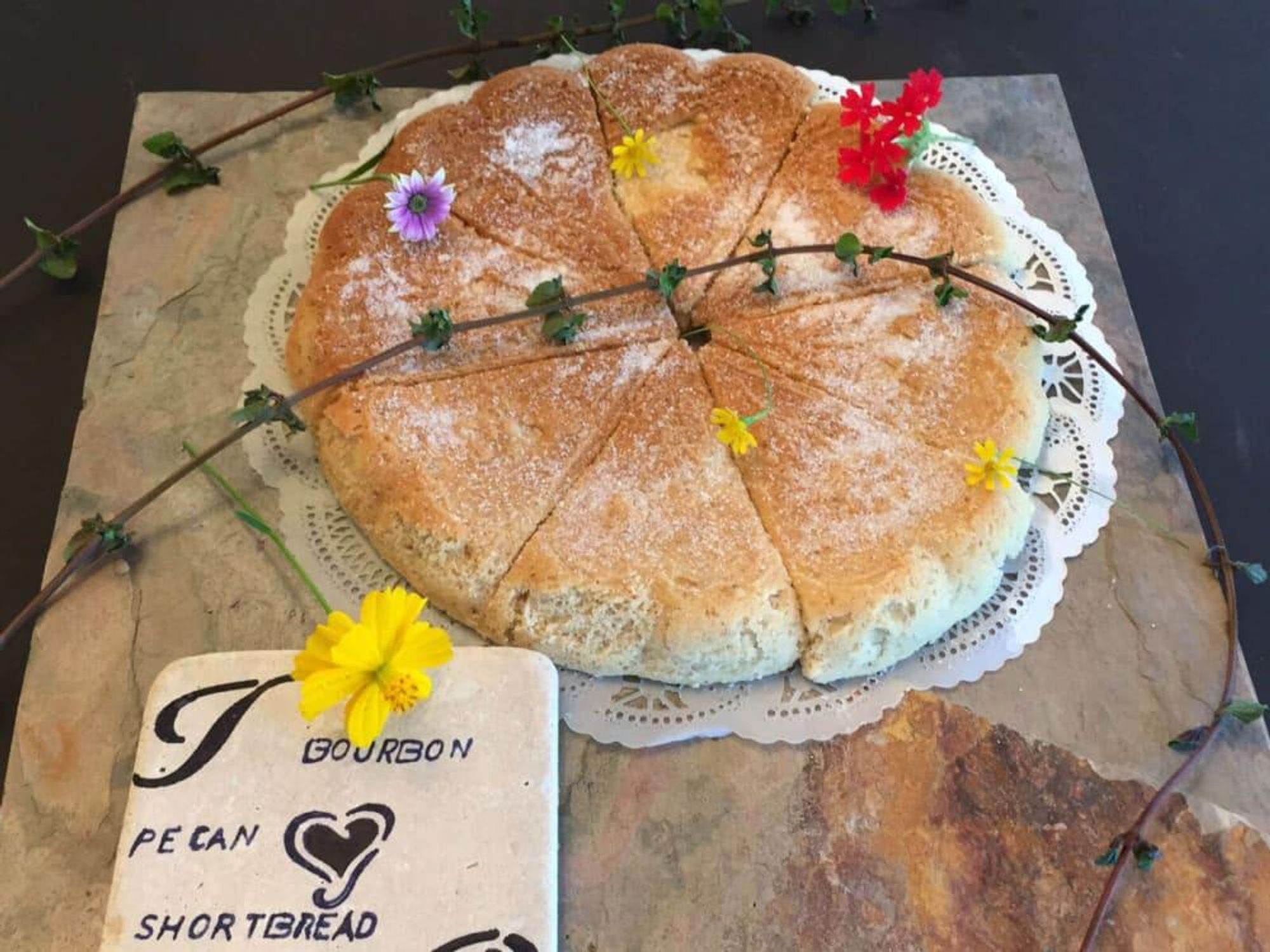 Bourbon pecan shortbread pie from JudyPie in Grapevine