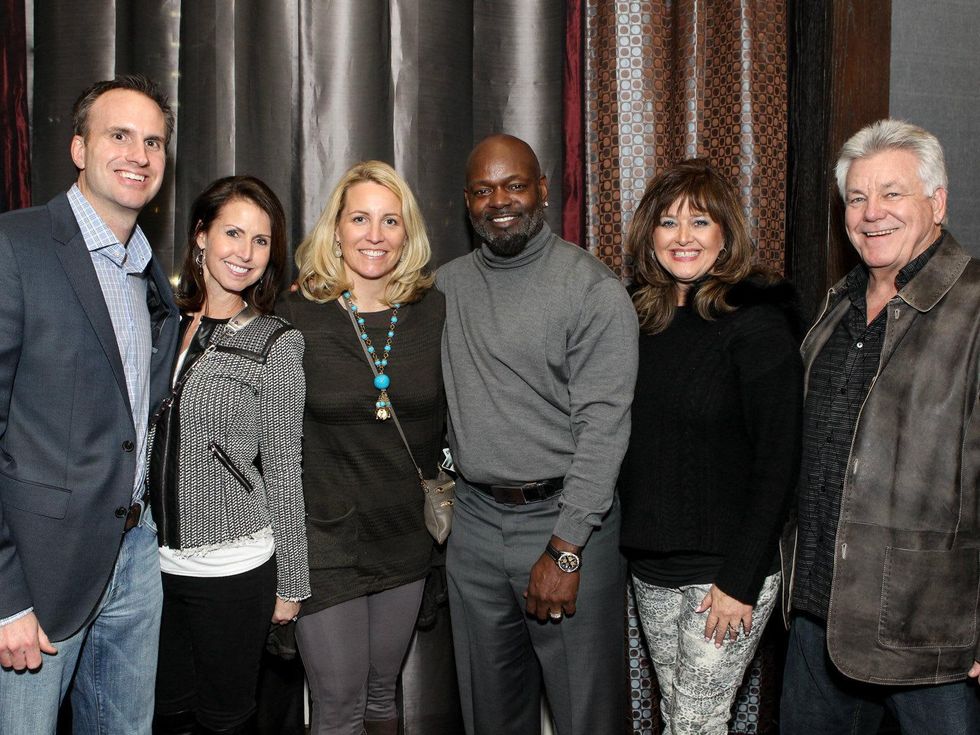 Brad and Erin Struck, Sharon Morrison, Emmitt Smith, Ronelle and Pete Lanace, the great adventure hunt