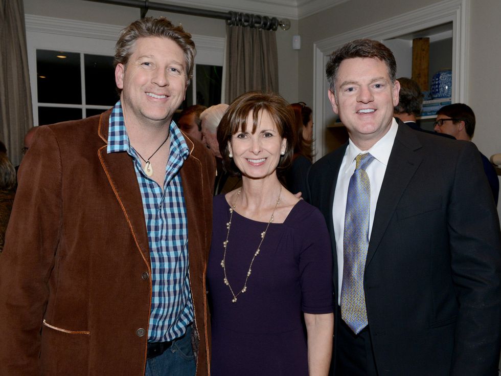 Brad Oldham, Karen Wald, Jim Pierce , launchability sponsor party